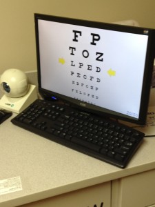 Computerized Eye Chart